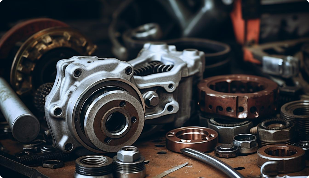 Peças usinadas para o segmento automotivo